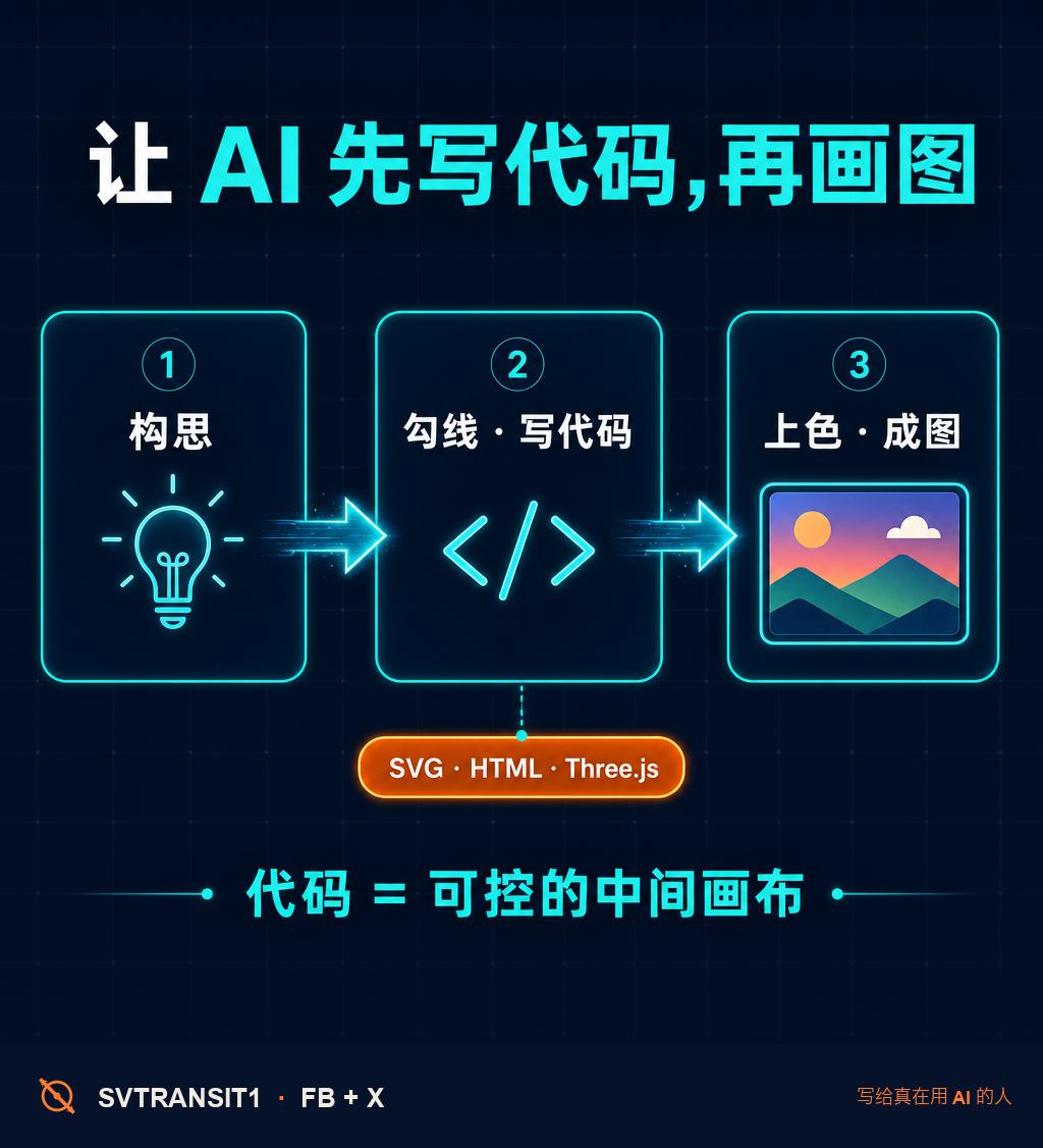 【AI 画图,能不能先「写代码」再渲染?】👆