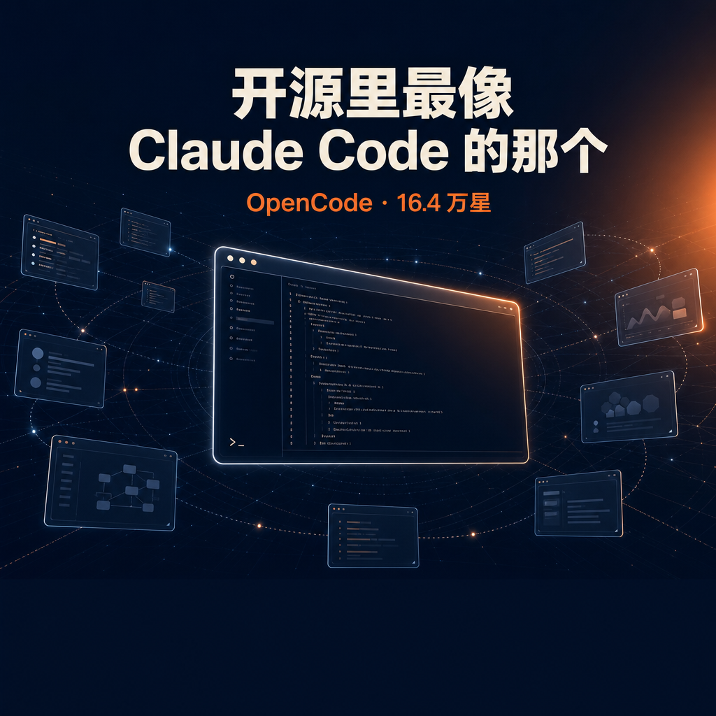「现在开源里最像 Claude Code 的东西是什么?」