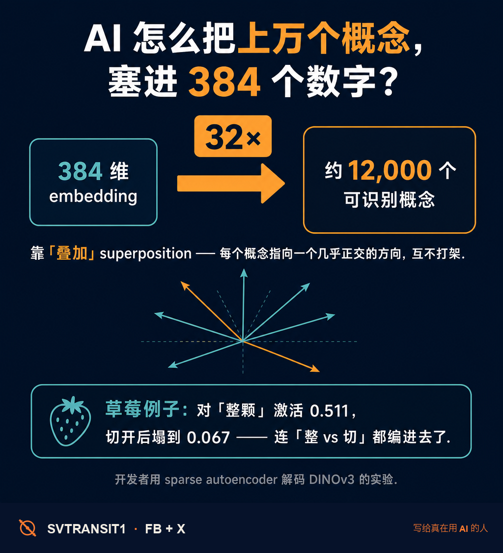 AI 把一张图压成一串数字的时候,到底发生了什么?有个开发者动手扒了一下,结果挺反直觉的 🤔